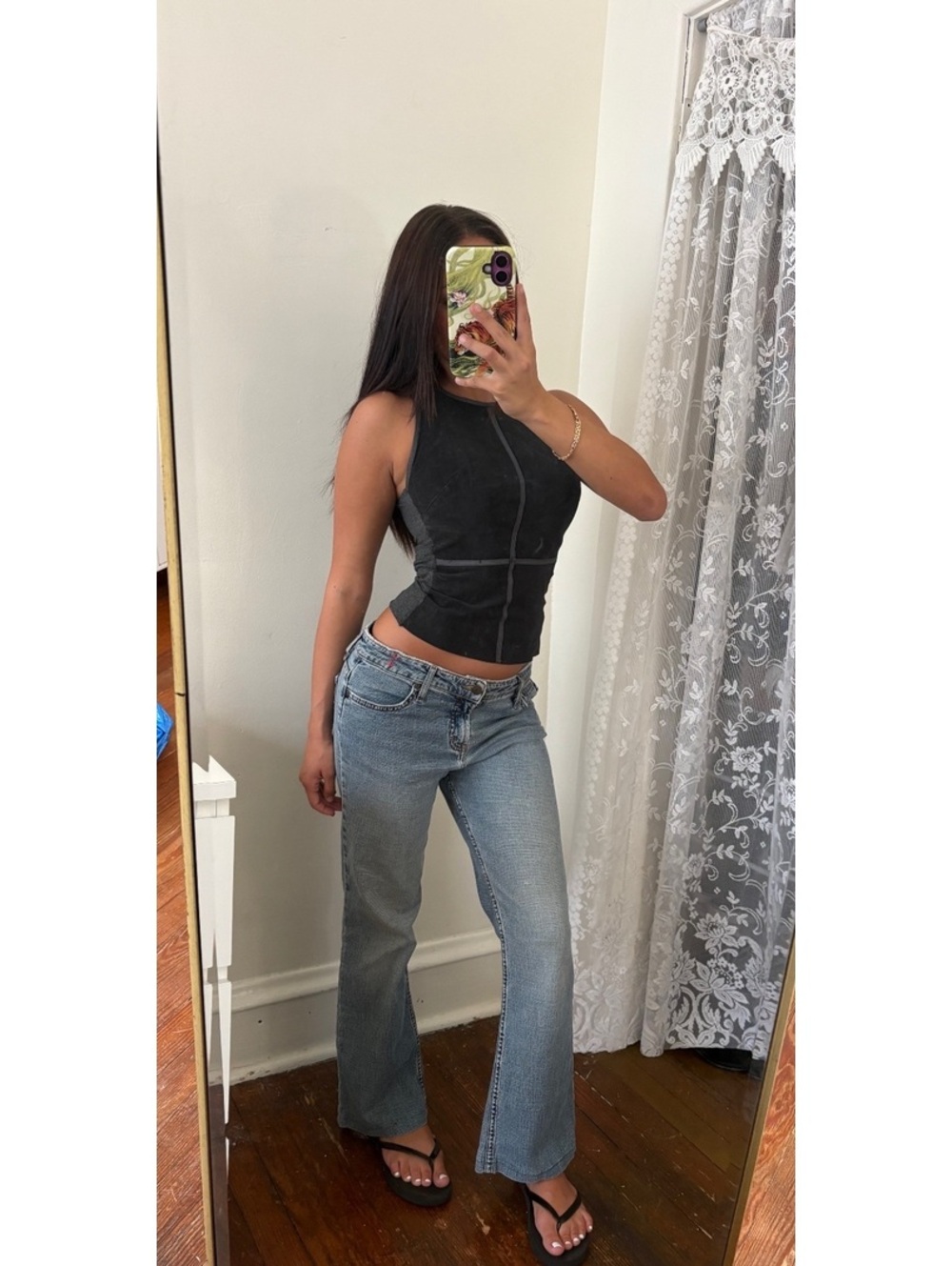 Vintage 2000s y2k light wash bootcut jeans